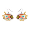 Fancy a Cuppa Drop Earrings by Erstwilder