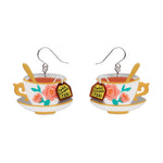 Fancy a Cuppa Drop Earrings by Erstwilder