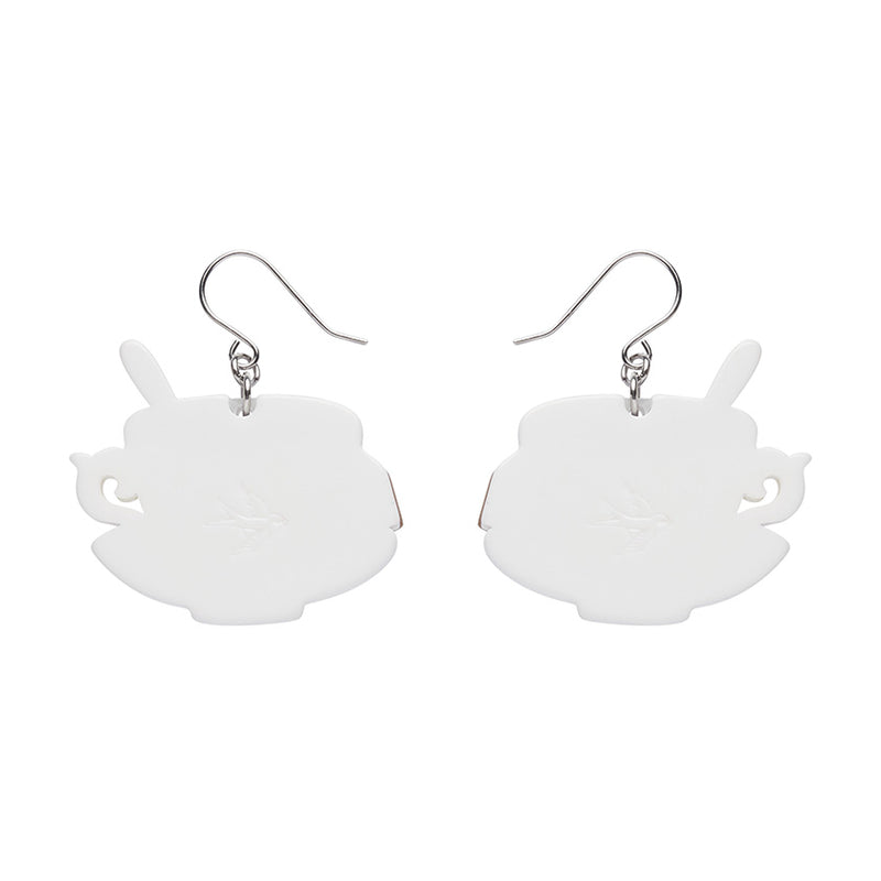 Fancy a Cuppa Drop Earrings by Erstwilder