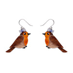 Rosie the Robin Drop Earrings by Erstwilder