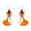 Felix the Fox Drop Earrings by Erstwilder