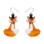 Felix the Fox Drop Earrings by Erstwilder