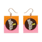 Willy Wonka Bar Drop Earrings by Erstwilder