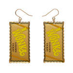 Golden Ticket Drop Earrings by Erstwilder