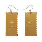 Golden Ticket Drop Earrings by Erstwilder