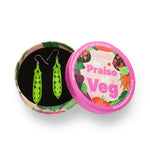 Peas Please Drop Earrings by Erstwilder