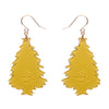 Christmas Tree Center Piece Drop Earrings by Erstwilder