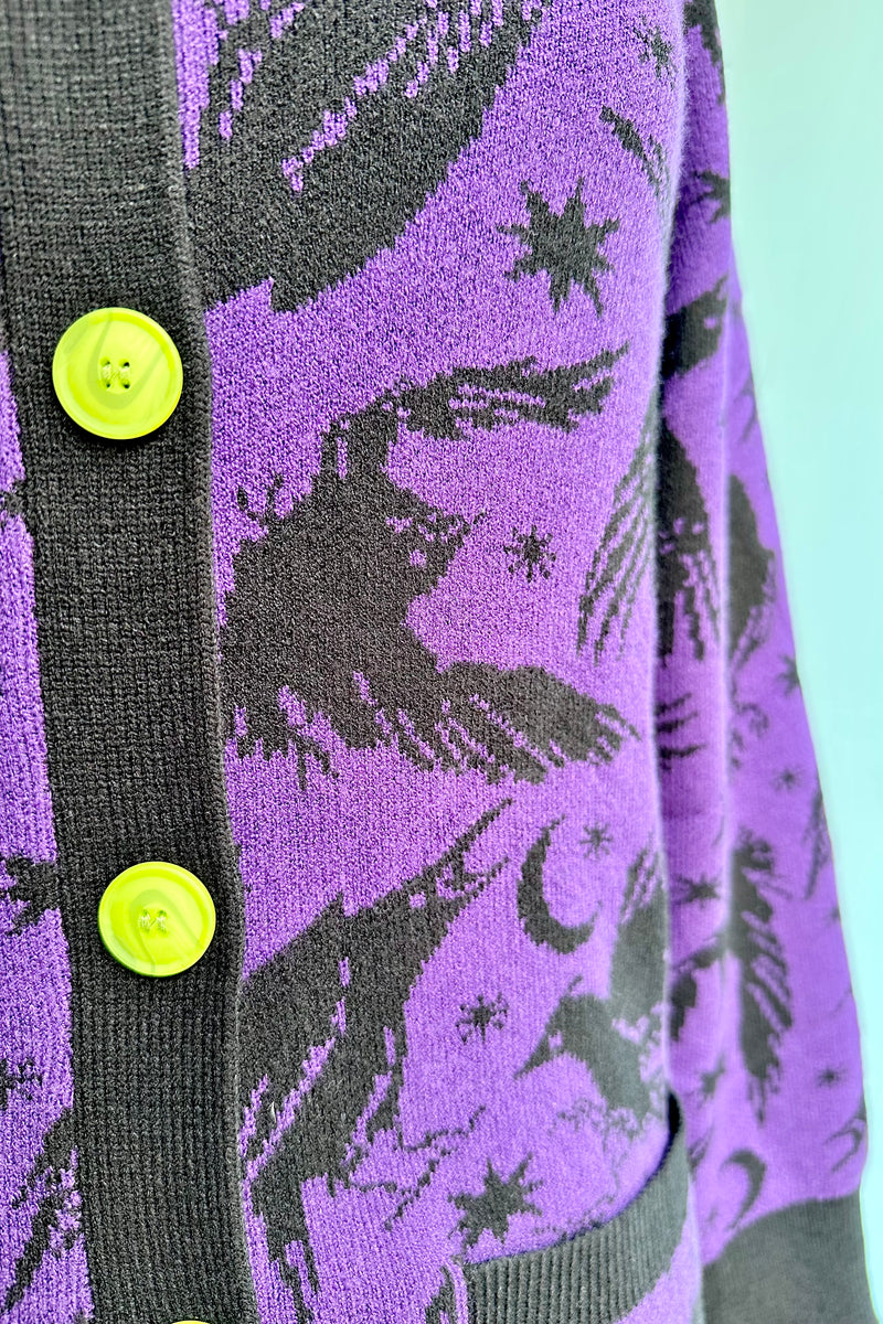 Midnight Raven Fiona Cardigan by Miss Lulo