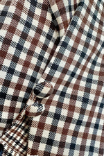 Black and Brown Plaid Wilma Dress by Banned
