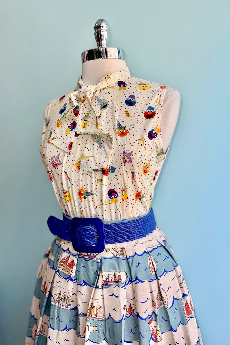 Sesame Street Sleeveless Bow Top by Tulip B.