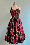 Heidi Dress in Red Floral by Wax Poetic