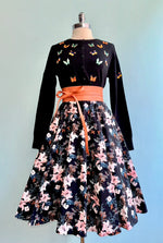 Butterfly and Lily Full Skirt by Eva Rose