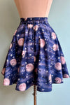 Bat and Moon Skater Skirt by Retrolicious