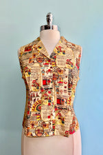 Musical Cartoons Top by Tulip B.