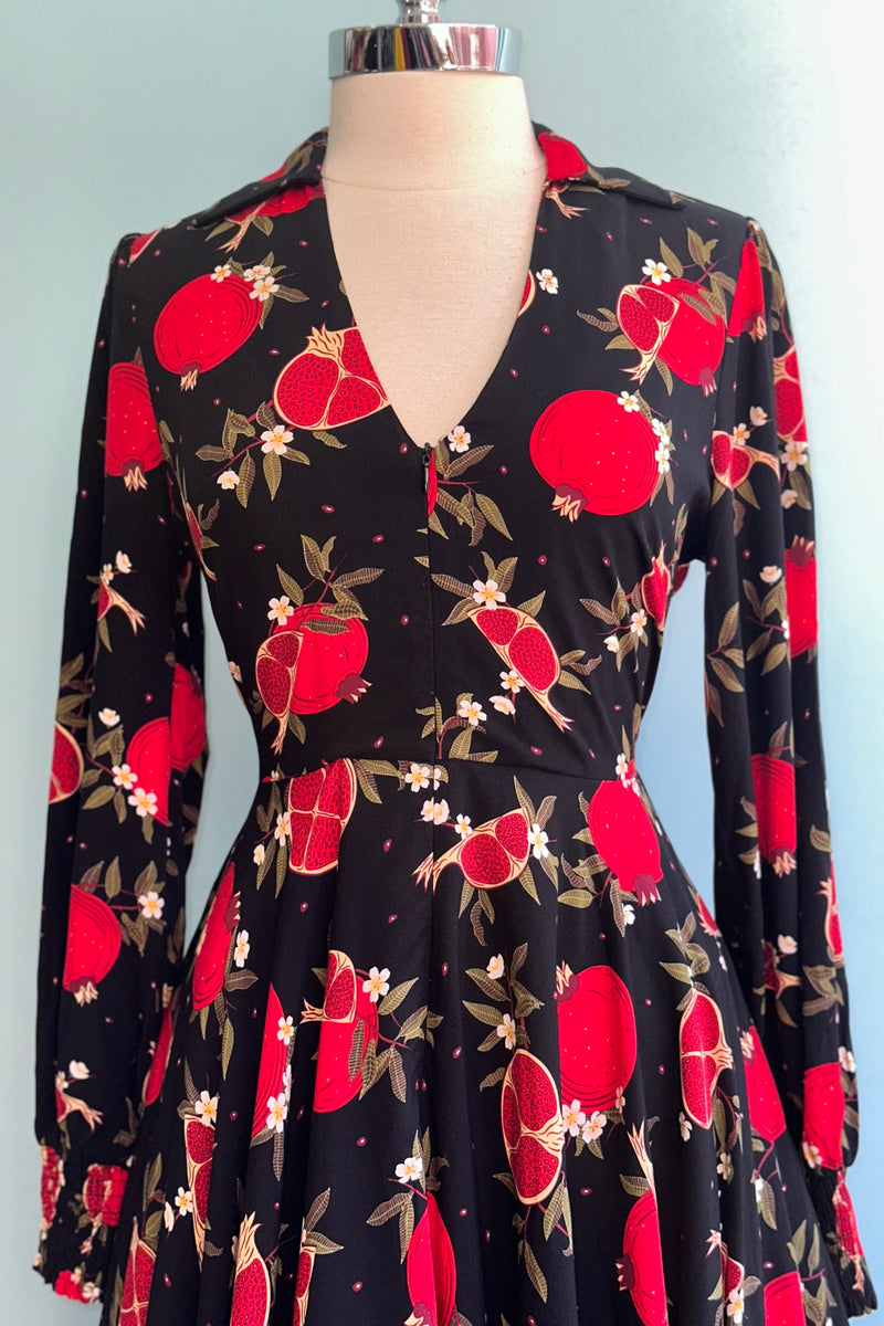 Pomegranate Shirt Dress by Banned