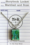 Madeline Book Locket Necklace by Marshall and Rose