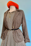 Black and Brown Plaid Wilma Dress by Banned