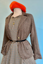Black and Brown Plaid Wilma Dress by Banned