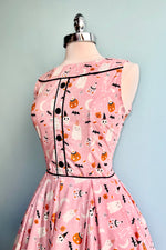Pink Vintage Halloween Elizabeth Dress by Retrolicious