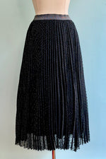 Pleated Plumetis Skirt by Lili Sidonio