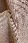 Golden Beige Open Long Cardigan by Molly Bracken
