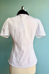Black Cat Pocket Button Down Blouse