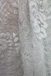 Ivory Lace Tie-Neck Blouse