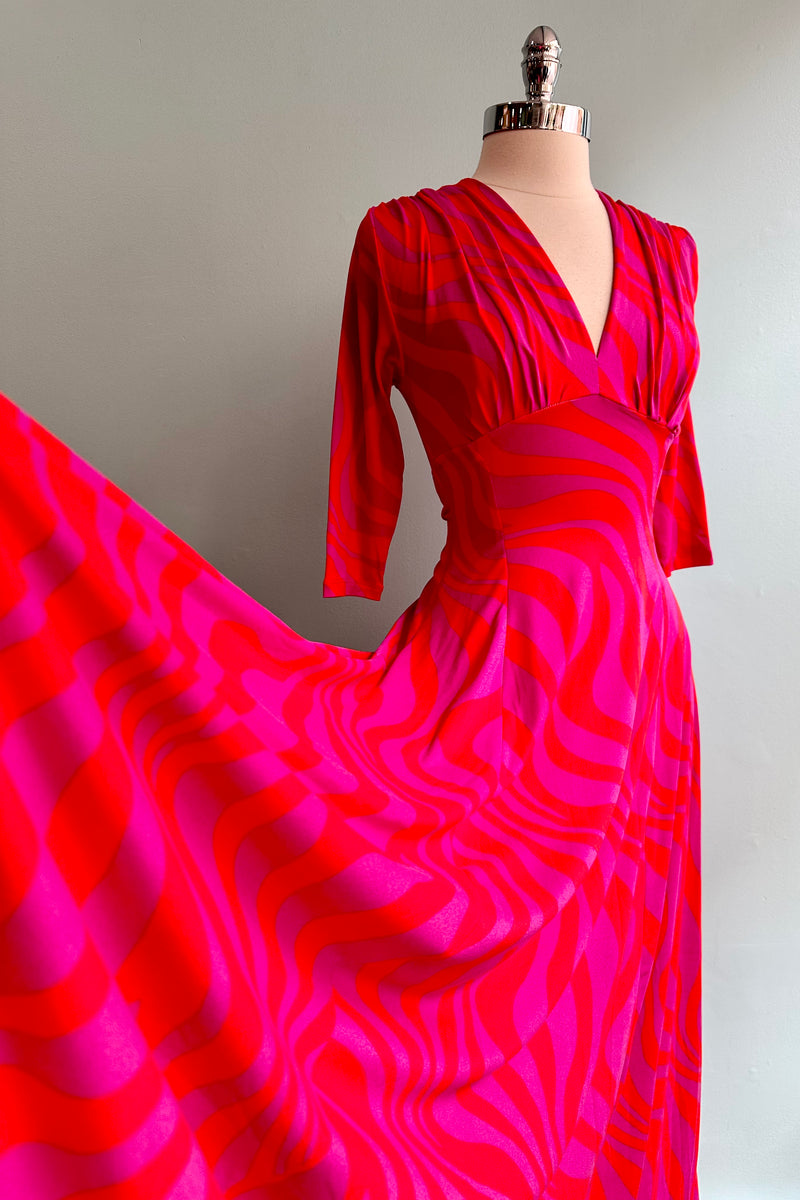 Paint Swirl Raquel Dress by Wax Poetic