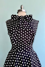 Tiny Ghosts Bow Top by Retrolicious
