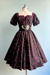 Mystical Puff Sleeve Dress in Black
