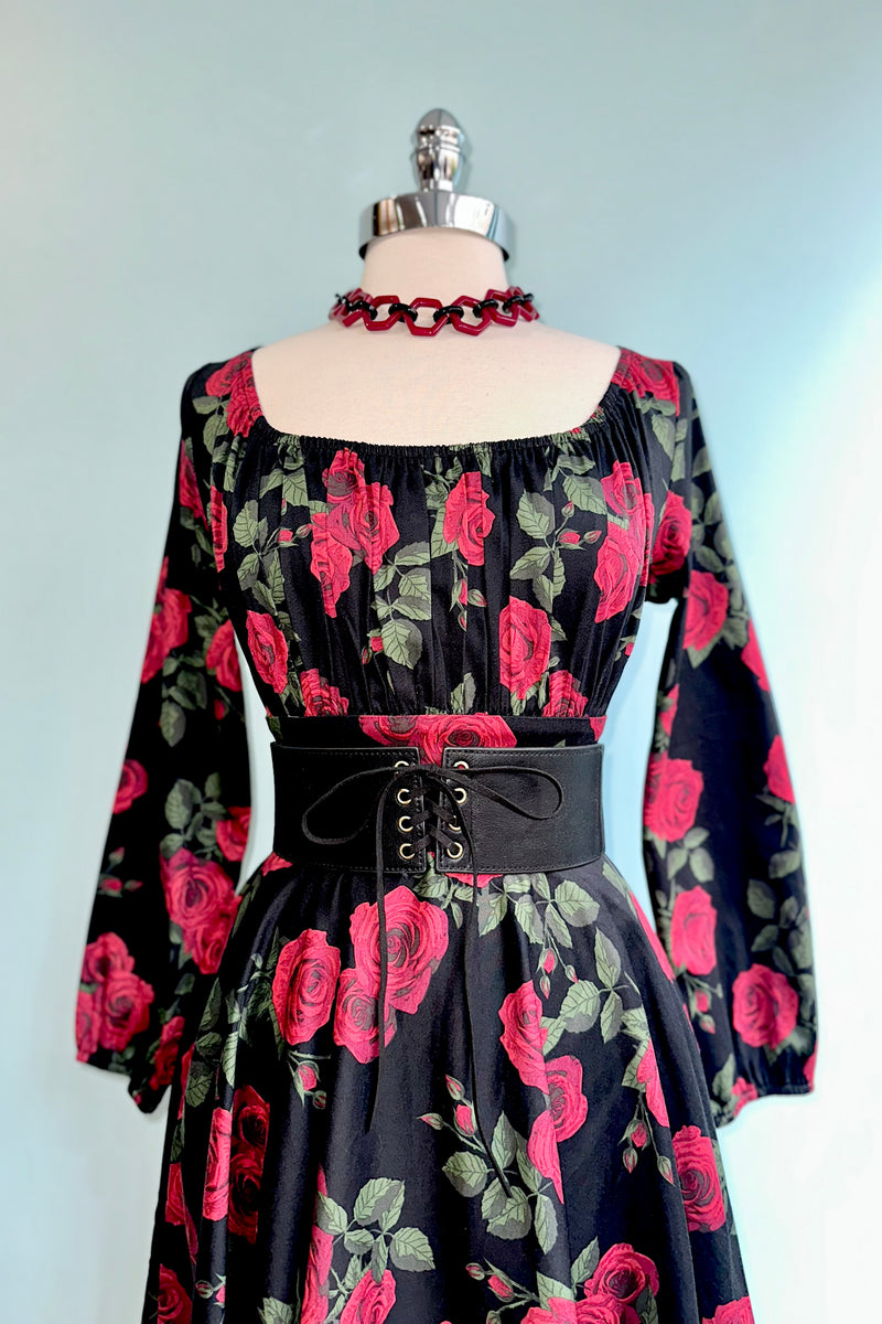 Mina Romantic Roses Dress by Banned