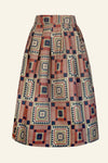 Red Quilt Florence Skirt by Palava