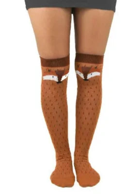 Fox Over the Knee Socks by Foot Traffic