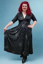 Raquel Maxi Dress in Stars by Wax Poetic