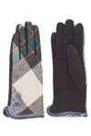 Plaid Pom Pom Winter Gloves in Multiple Colors
