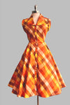 Autumn Madras Shirt Dress