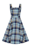 Moonlight Check Eloise Pinafore Dress by Collectif