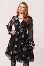 Over the Moon Dress by Hell Bunny