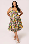 Benita Tropical Floral 50's Dress by Hell Bunny