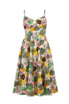 Benita Tropical Floral 50's Dress by Hell Bunny