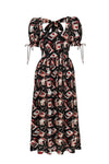 Perfect Match Midi Dress by Hell Bunny