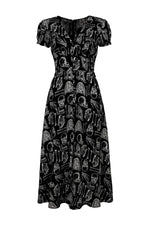 Anatomy Midi Dress by Hell Bunny