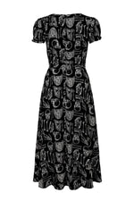 Anatomy Midi Dress by Hell Bunny