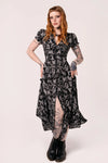 Anatomy Midi Dress by Hell Bunny