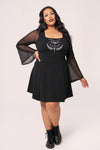 Bell Sleeve Russula Dress by Hell Bunny