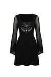 Bell Sleeve Russula Dress by Hell Bunny