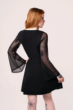 Bell Sleeve Russula Dress by Hell Bunny