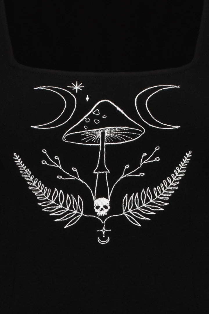 Bell Sleeve Russula Dress by Hell Bunny