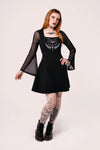 Bell Sleeve Russula Dress by Hell Bunny