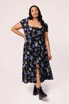 Moonlit Midi Dress by Hell Bunny